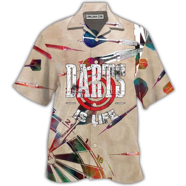 Darts Is Life Vintage - Hawaiian Shirt Jezsport.com