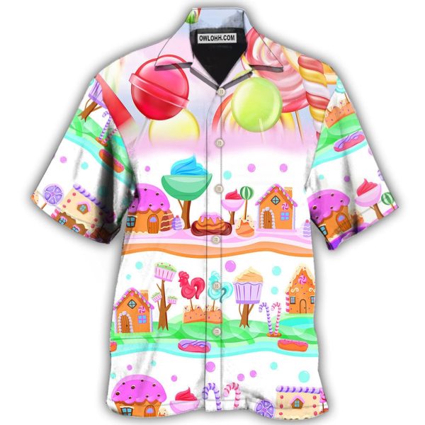 Food Dessert Colourful Cookies Candy Lolipop - Hawaiian Shirt Jezsport.com