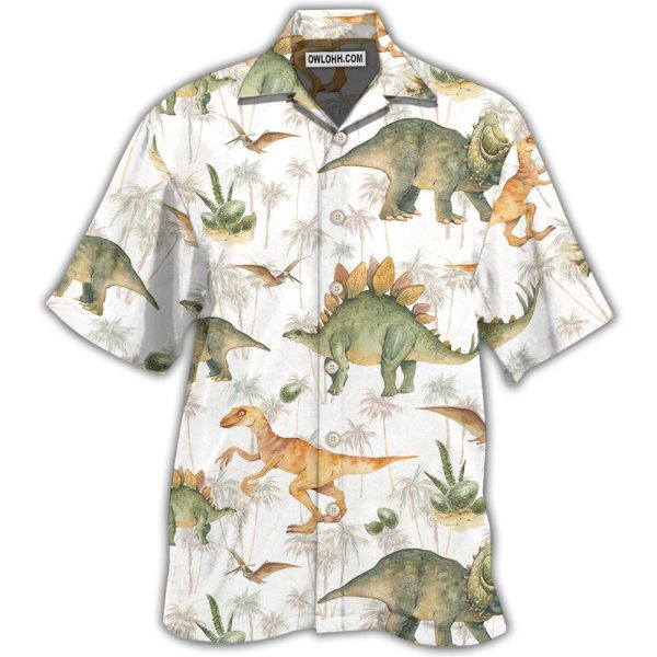 Jurassic Park Dinosaur Strong Big Tropical Style - Hawaiian Shirt Jezsport.com