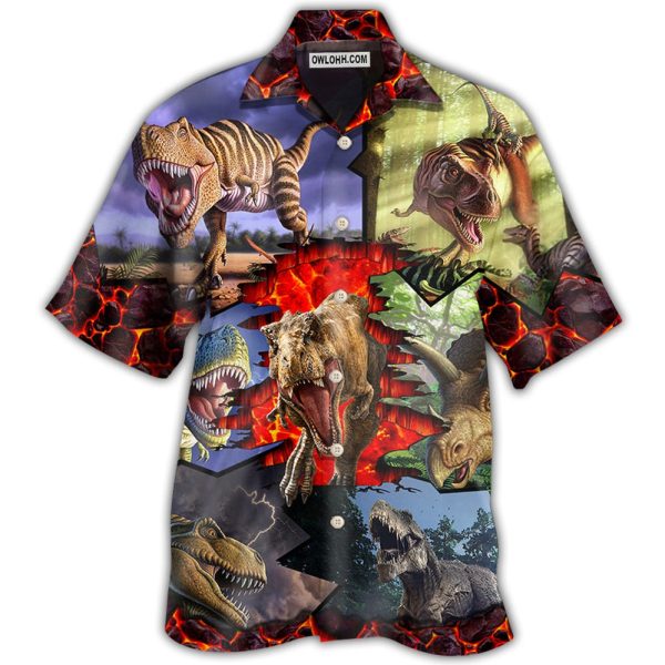 Jurassic Park Dinosaur Strong Jurassic Park Dinosaur Expert - Hawaiian Shirt Jezsport.com