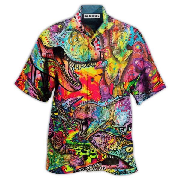 Jurassic Park Dinosaur Wonderful World - Hawaiian Shirt Jezsport.com