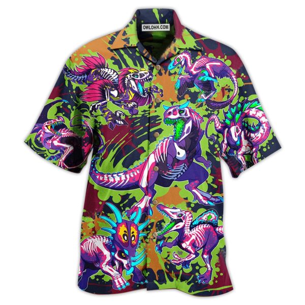 Jurassic Park Dinosaur Don't Forget To Be Rawrsome - Hawaiian Shirt Jezsport.com
