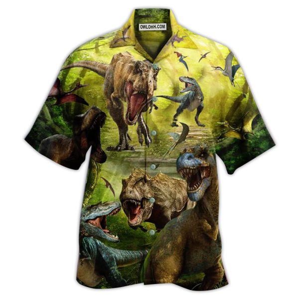 Jurassic Park Dinosaur My Love Jurassic Park Dinosaur World - Hawaiian Shirt Jezsport.com