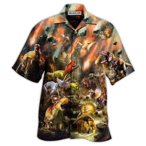 Jurassic Park Dinosaur Disastrous War - Hawaiian Shirt Jezsport.com
