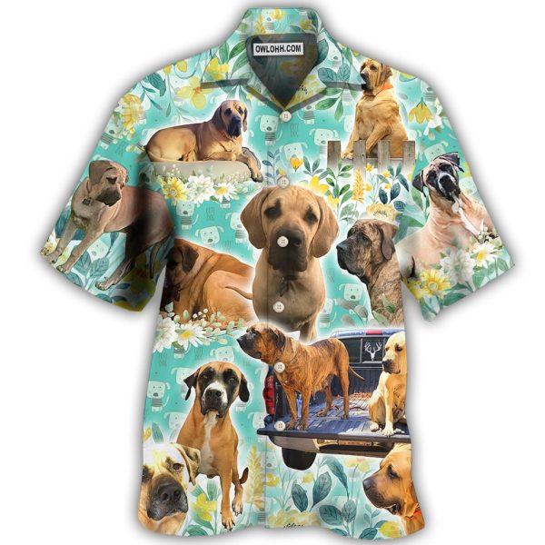 Dog Love Dog Floral - Hawaiian Shirt Jezsport.com