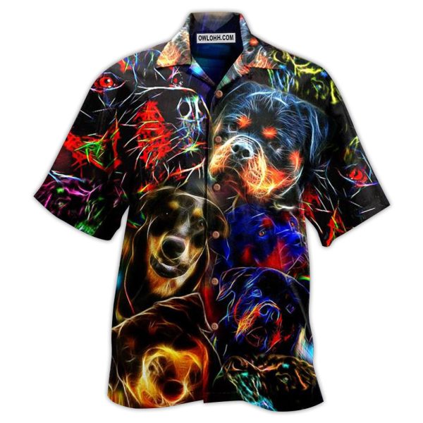 Rottweiler Dogs Bubby Style - Hawaiian Shirt Jezsport.com