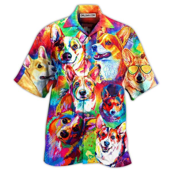 Corgi Don't Care - Hawaiian Shirt Jezsport.com