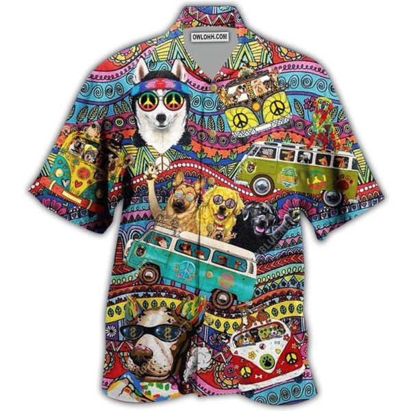 Dogs Love Cool Life Style - Hawaiian Shirt Jezsport.com