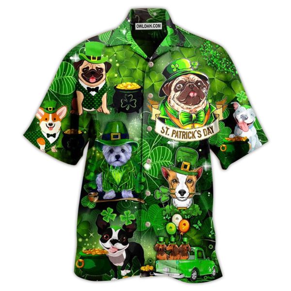 Irish Dogs Love Irish - Hawaiian Shirt Jezsport.com