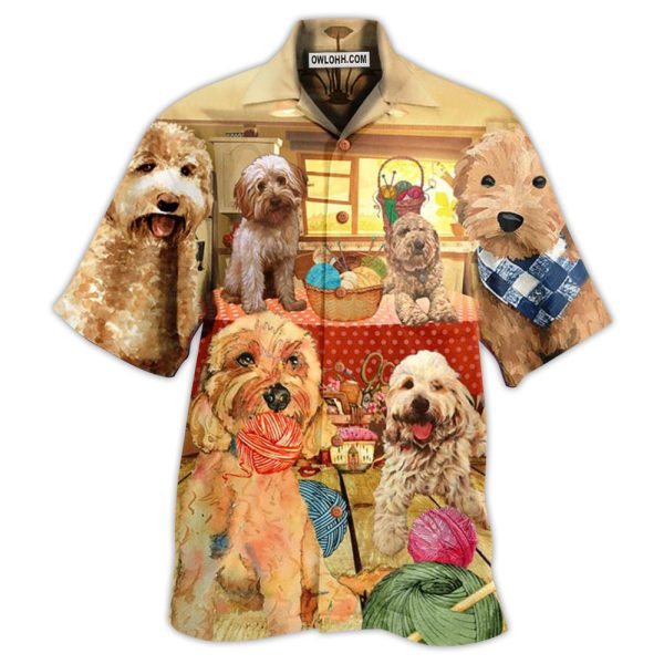 Goldendoodle Lovely Dog Crochet - Hawaiian Shirt Jezsport.com