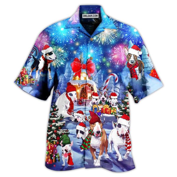 Bully Dog Merry Christmas - Hawaiian Shirt Jezsport.com