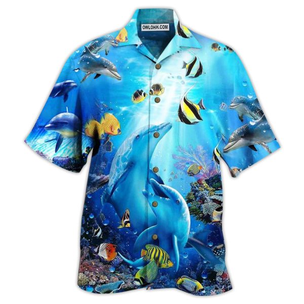 Dolphin Amazing Sea - Hawaiian Shirt Jezsport.com