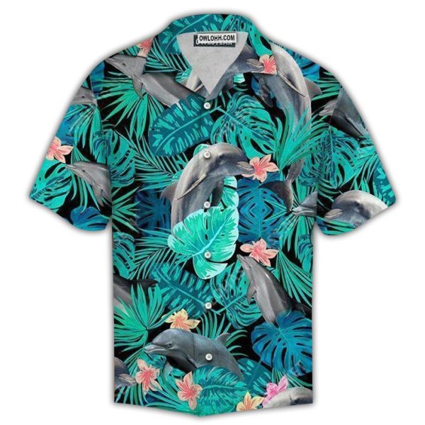 Dolphin Ocean Marine Biology Into The Sea - Hawaiian Shirt Jezsport.com