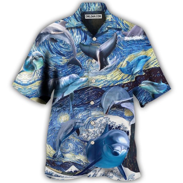 Dolphin Love His Friend - Hawaiian Shirt Jezsport.com