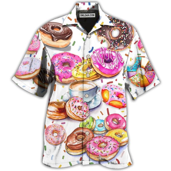 Donut Delicious Colorful Style - Hawaiian Shirt Jezsport.com