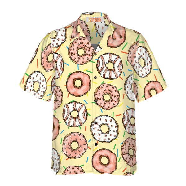 Donut Is My Life Shirt For Men Hawaiian Shirt Jezsport.com