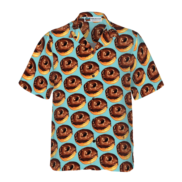 Donuts Lover Shirt For Men Hawaiian Shirt Jezsport.com