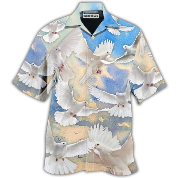 Dove Blue Sky - Hawaiian Shirt Jezsport.com