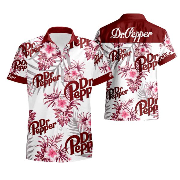 Dr Pepper Hawaiian Shirt summer shirt Jezsport.com