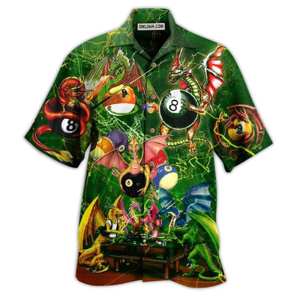 Billiard Dragon Love Life Cool - Hawaiian Shirt Jezsport.com