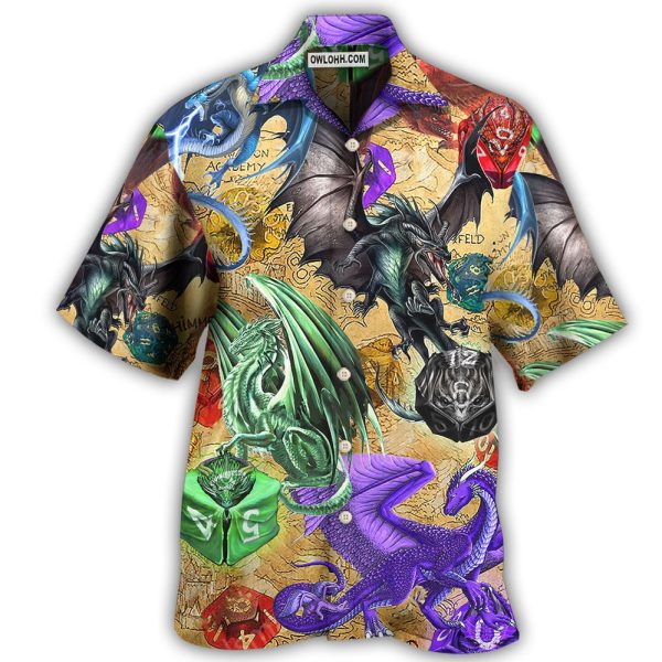 Dragon D20 Love Life Amazing Style - Hawaiian Shirt Jezsport.com