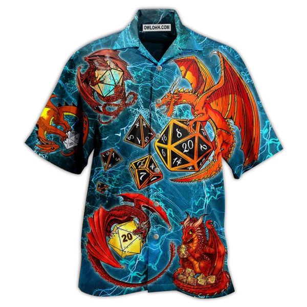 D20 Dragon Love Life Amazing Style - Hawaiian Shirt Jezsport.com