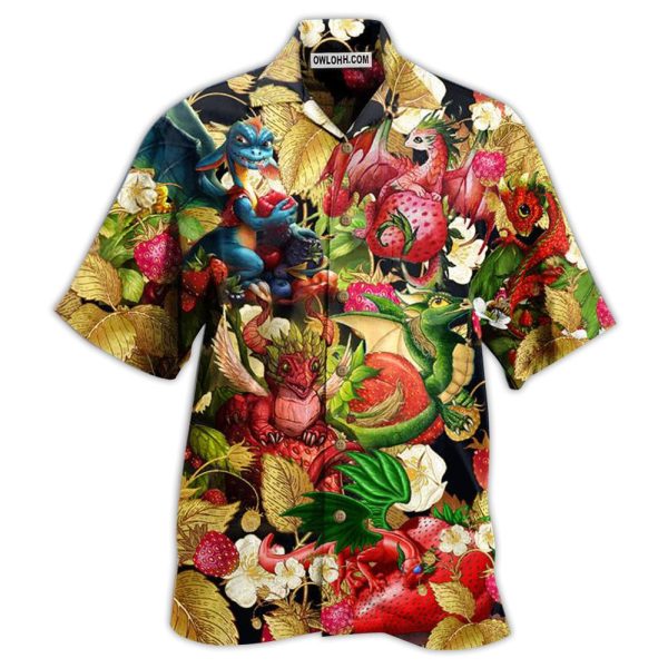 Dragon Fruit Strawberry Love Life Amazing - Hawaiian Shirt Jezsport.com