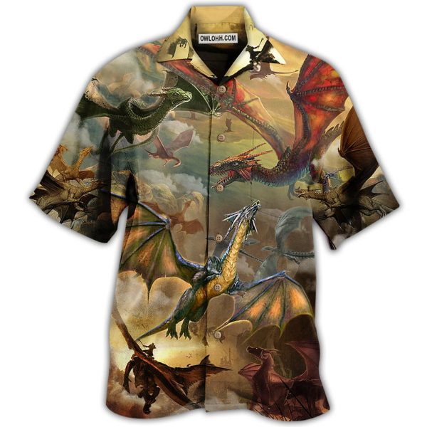 Dragon Love Life Fly To The Sky Amazing - Hawaiian Shirt Jezsport.com