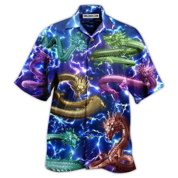 Dragon Love Life Amazing Lightning - Hawaiian Shirt Jezsport.com