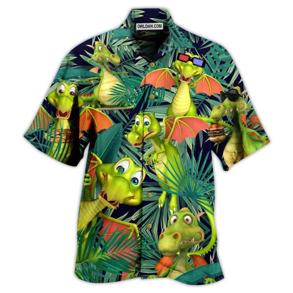 Dragon Love Summer So Funny - Hawaiian Shirt Jezsport.com