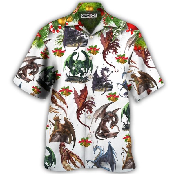 Dragon Merry Christmas Amazing - Hawaiian Shirt Jezsport.com