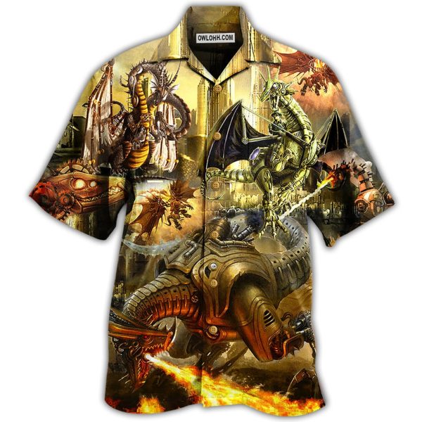 Dragon Metal Love Life Amazing - Hawaiian Shirt Jezsport.com