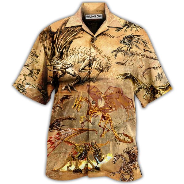 Dragon Skull Love Life Love Desert - Hawaiian Shirt Jezsport.com