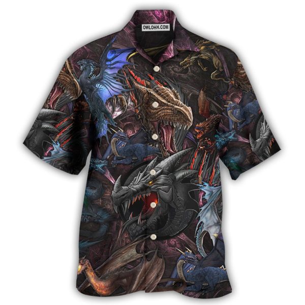 Dragon In A Mystery World - Hawaiian Shirt Jezsport.com