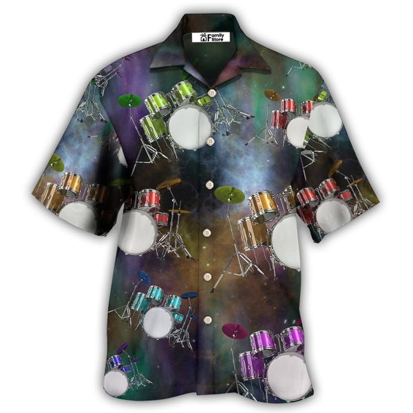 Drum Amazing Drums Galaxy Style - Hawaiian Shirt Jezsport.com