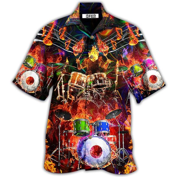 Drum Music Is My Life My Soul - Hawaiian Shirt Jezsport.com