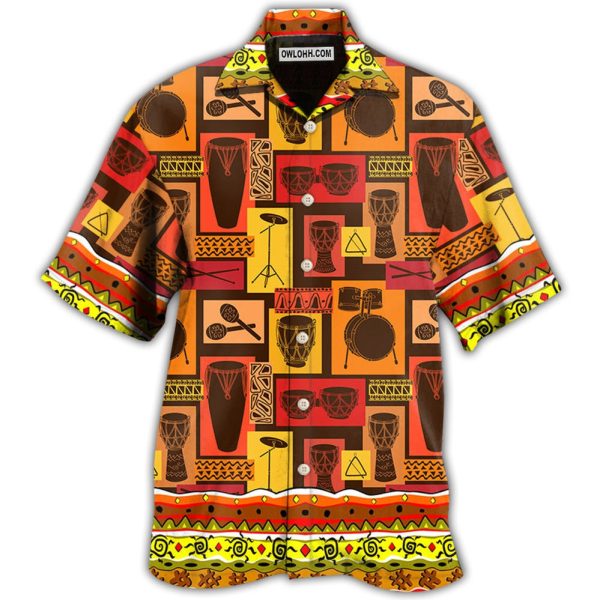 Drum Symbol Music Lover - Hawaiian Shirt Jezsport.com