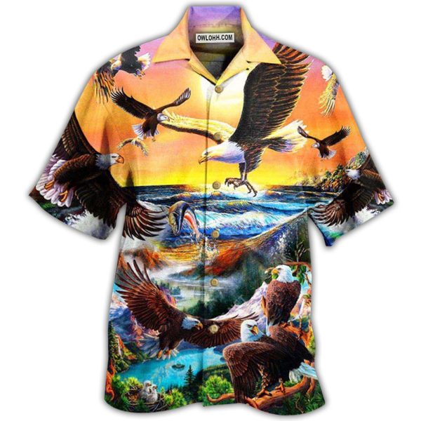 Eagle Spirit Of America Lovely Life - Hawaiian Shirt Jezsport.com