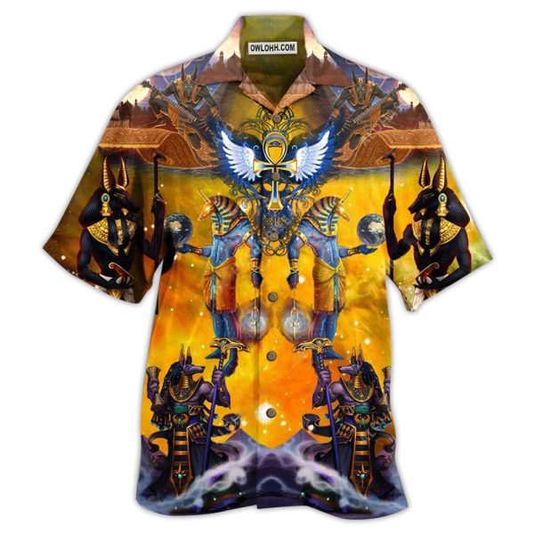 Egypt Gold Style With Vintange Style - Hawaiian Shirt Jezsport.com