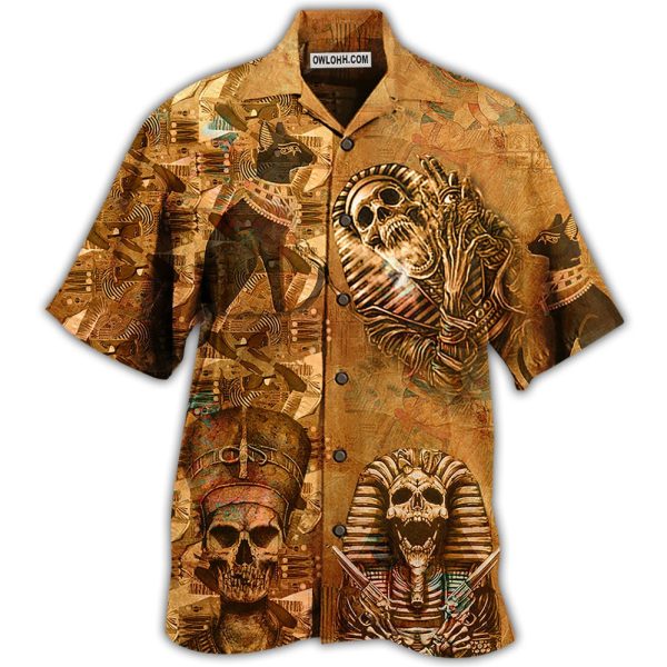 Egypt Skull - Hawaiian Shirt Jezsport.com