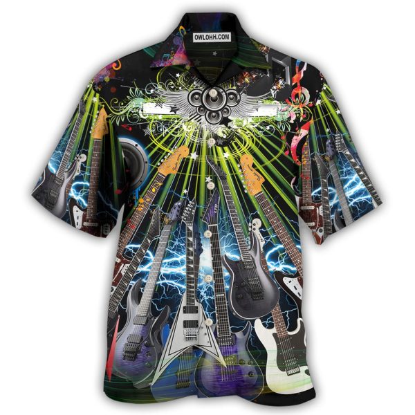 Guitar Life With Guitar - Hawaiian Shirt Jezsport.com