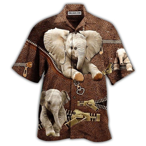 Elephant Awesome Style With Brow - Hawaiian Shirt Jezsport.com