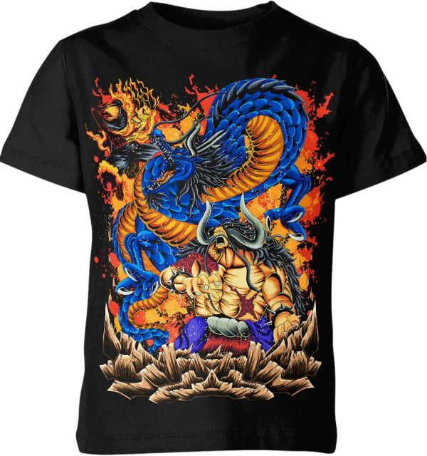 Monkey D Luffy vs Kaido from One Piece Shirt Jezsport.com