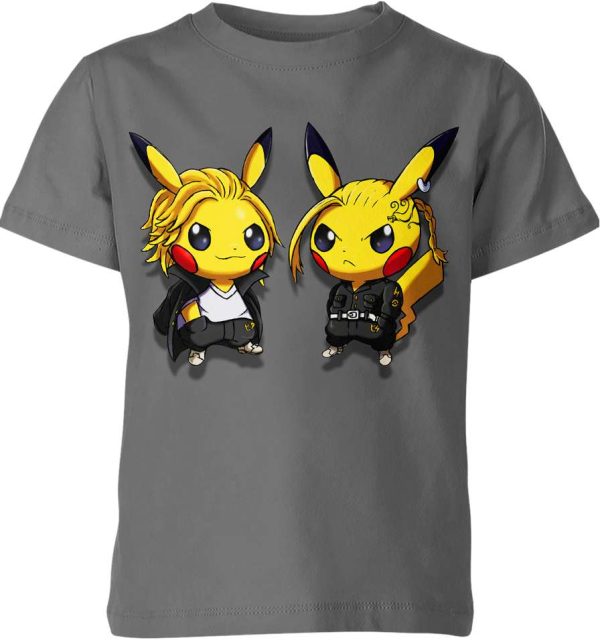 Draken And Mikey Tokyo Revengers x Pikachu From Pokemon Shirt Jezsport.com