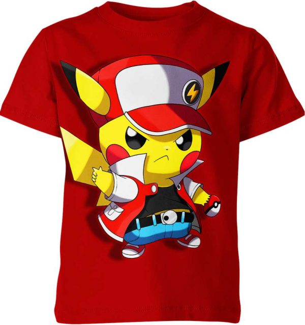 Ash Ketchum x Pikachu from Pokemon Shirt Jezsport.com