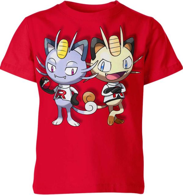 Meowth From Pokemon Shirt Jezsport.com