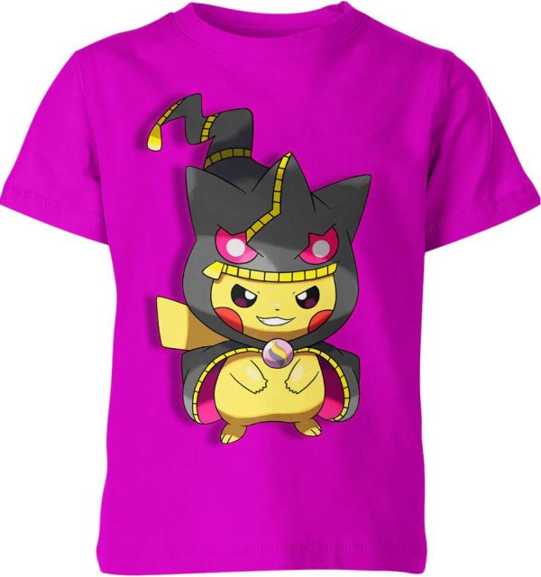 Banette x Pikachu From Pokemon Shirt Jezsport.com