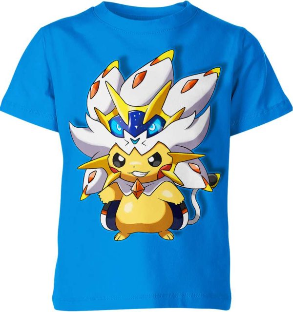 Solgaleo x Pikachu From Pokemon Shirt Jezsport.com