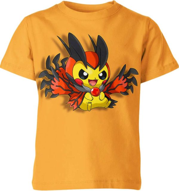 Yveltal x Pikachu From Pokemon Shirt Jezsport.com