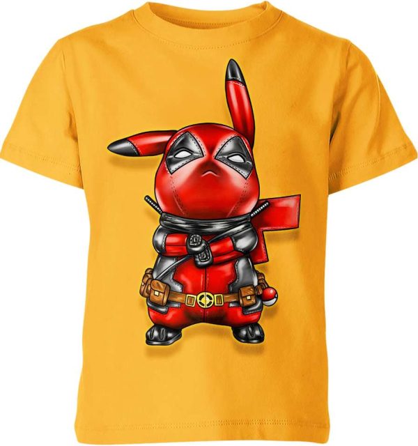 Deadpool x Pikachu From Pokemon Shirt Jezsport.com